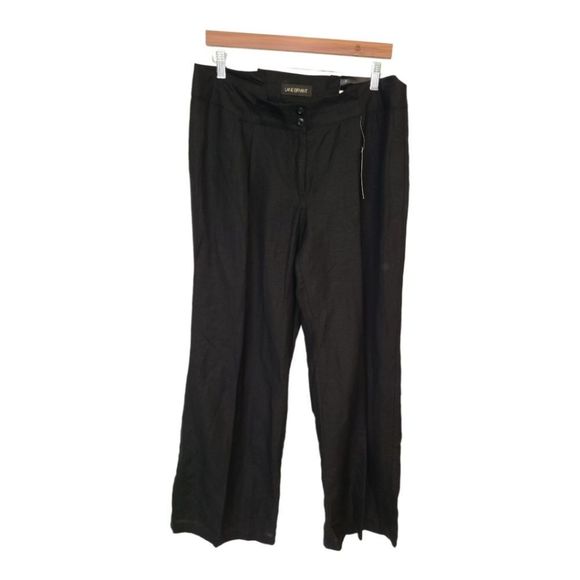 Lane Bryant Pants - Lane Bryant Wide leg linen slacks